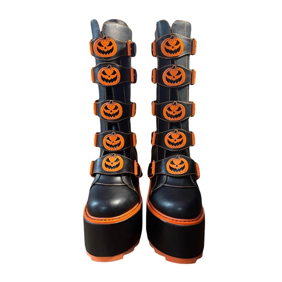 YRU Limited Edition Halloween Jack-o’-lantern Platforms - Picture 5 of 7